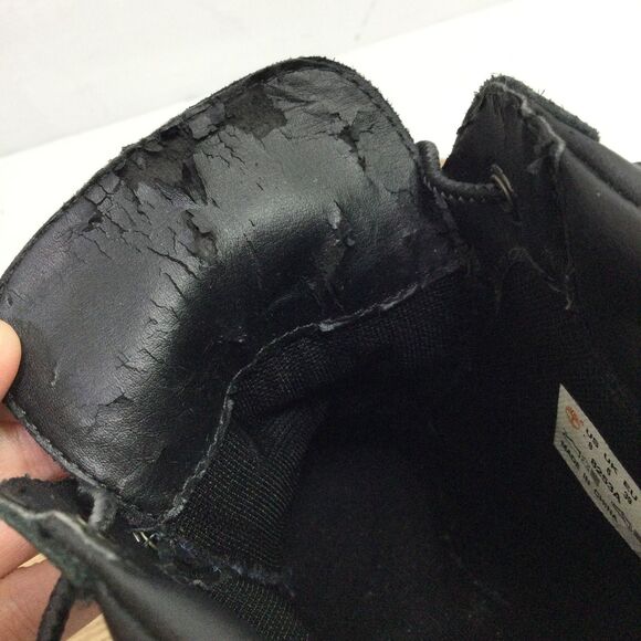 Timberland Womens Amston Wedge Ankle Boot Earthkeepers Leather Black Size US 8 - Picture 13 of 14